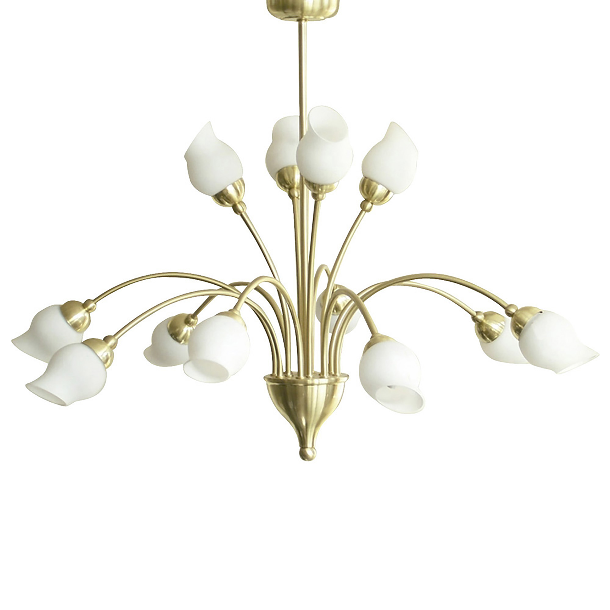 IL20555  Rimini Pendant 12 Light Satin Brass